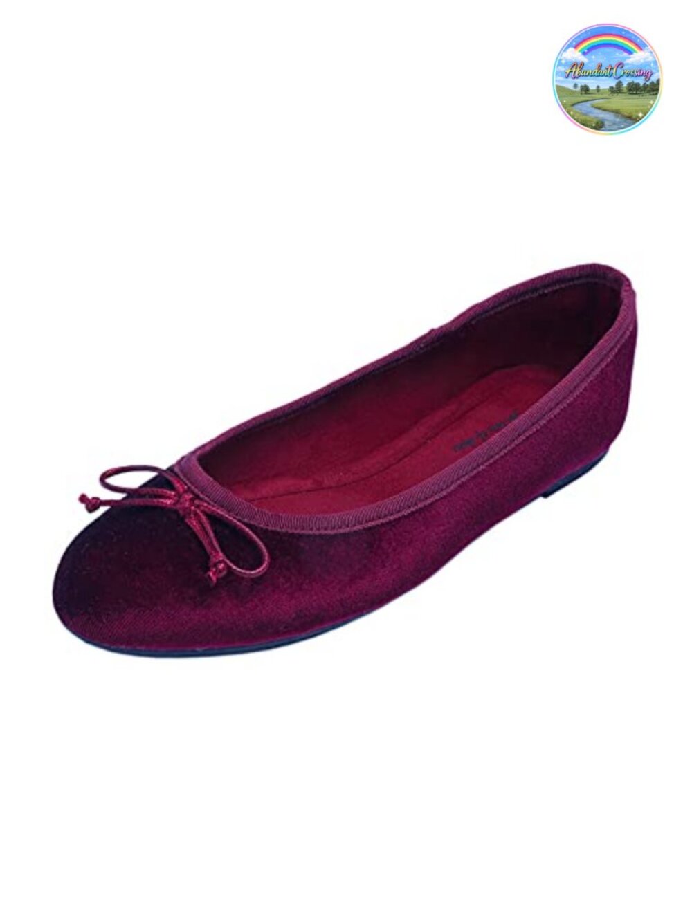 Women's Memory Foam Cushioned Faux Suede Ballet Flats Round Toe Slip On Shoes